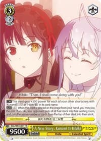 A New Story, Kurumi & Hibiki - Date A Bullet - Weiss Schwarz card