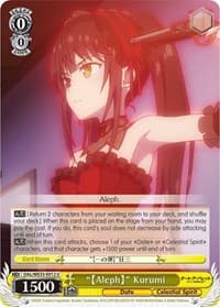 "Aleph" Kurumi - Date A Bullet - Weiss Schwarz card