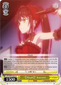"Aleph" Kurumi (Parallel Foil) - Date A Bullet - Weiss Schwarz card
