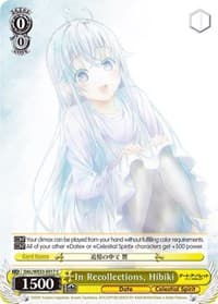 In Recollections, Hibiki - Date A Bullet - Weiss Schwarz card