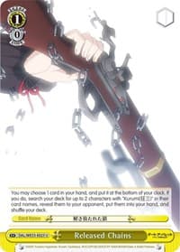 Released Chains - Date A Bullet - Weiss Schwarz card