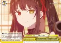 Confrontation of Black and White - Date A Bullet - Weiss Schwarz card