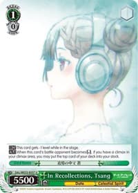 In Recollections, Tsang (Parallel Foil) - Date A Bullet - Weiss Schwarz card