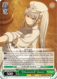 "Moznaim" Queen - Date A Bullet - Weiss Schwarz card