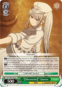 "Moznaim" Queen (Parallel Foil) - Date A Bullet - Weiss Schwarz card