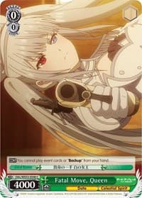 Fatal Move, Queen (Parallel Foil) - Date A Bullet - Weiss Schwarz card