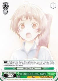 In Recollections, Isami - Date A Bullet - Weiss Schwarz card