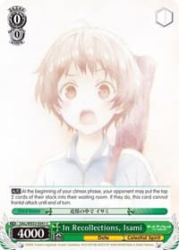 In Recollections, Isami (Parallel Foil) - Date A Bullet - Weiss Schwarz card
