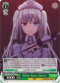 White Space, Queen (Parallel Foil) - Date A Bullet - Weiss Schwarz card