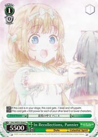 In Recollections, Pannier - Date A Bullet - Weiss Schwarz card
