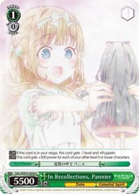 In Recollections, Pannier (Parallel Foil) - Date A Bullet - Weiss Schwarz card