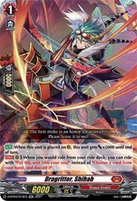 Dragritter, Shihab - D-BT03: Advance of Intertwined Stars - Cardfight Vanguard card