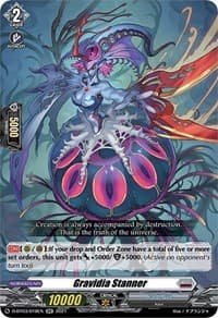 Gravidia Stanner - D-BT03: Advance of Intertwined Stars - Cardfight Vanguard card