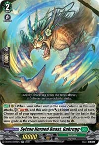 Sylvan Horned Beast, Gabregg - D-BT03: Advance of Intertwined Stars - Cardfight Vanguard card