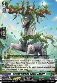 Sylvan Horned Beast, Enbarr - D-BT03: Advance of Intertwined Stars - Cardfight Vanguard card