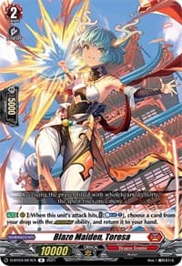 Blaze Maiden, Toresa - D-BT03: Advance of Intertwined Stars - Cardfight Vanguard card
