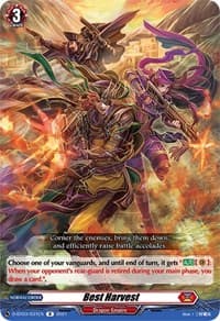 Best Harvest - D-BT03: Advance of Intertwined Stars - Cardfight Vanguard card