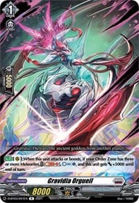 Gravidia Orgueil - D-BT03: Advance of Intertwined Stars - Cardfight Vanguard card