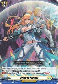 Pride to Protect - D-BT03: Advance of Intertwined Stars - Cardfight Vanguard card