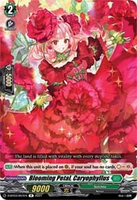 Blooming Petal, Caryophyllus - D-BT03: Advance of Intertwined Stars - Cardfight Vanguard card