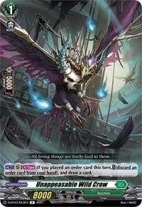 Unappeasable Wild Crow - D-BT03: Advance of Intertwined Stars - Cardfight Vanguard card
