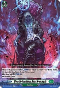 Death-inviting Black-magic - D-BT03: Advance of Intertwined Stars - Cardfight Vanguard card