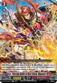 Piercing Bullet of Dust Storm, Maynard - D-BT03: Advance of Intertwined Stars - Cardfight Vanguard card
