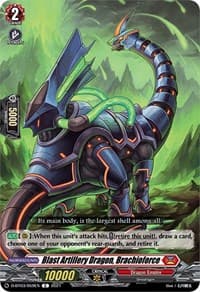 Blast Artillery Dragon, Brachioforce - D-BT03: Advance of Intertwined Stars - Cardfight Vanguard card