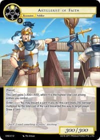 Artillerist of Faith - Starter Deck: Villains - Force of Will card