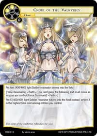 Choir of the Valkyries - Starter Deck: Villains - Force of Will card