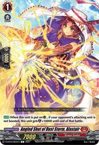 Angled Shot of Dust Storm, Alastair - D-BT03: Advance of Intertwined Stars - Cardfight Vanguard card