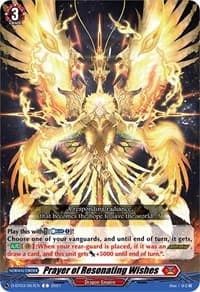 Prayer of Resonating Wishes - D-BT03: Advance of Intertwined Stars - Cardfight Vanguard card
