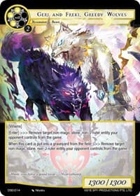 Geri and Freki, Greedy Wolves - Starter Deck: Villains - Force of Will card