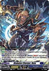 Diabolos Charger, Nate - D-BT03: Advance of Intertwined Stars - Cardfight Vanguard card