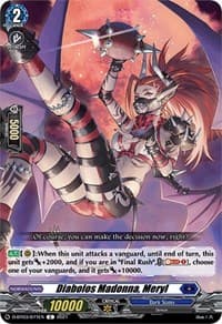 Diabolos Madonna, Meryl - D-BT03: Advance of Intertwined Stars - Cardfight Vanguard card