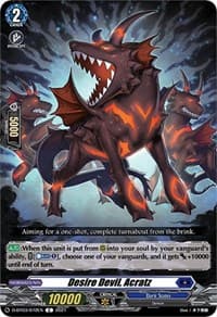 Desire Devil, Acratz - D-BT03: Advance of Intertwined Stars - Cardfight Vanguard card