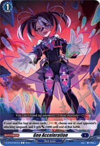 Geo Acceleration - D-BT03: Advance of Intertwined Stars - Cardfight Vanguard card