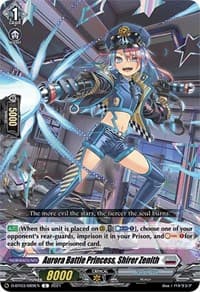 Aurora Battle Princess, Shirer Zenith - D-BT03: Advance of Intertwined Stars - Cardfight Vanguard card