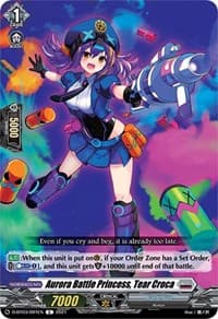 Aurora Battle Princess, Tear Croca - D-BT03: Advance of Intertwined Stars - Cardfight Vanguard card