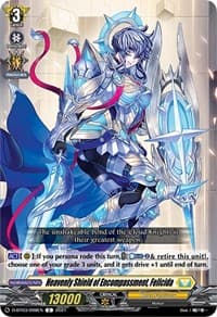 Heavenly Shield of Encompassment, Felicida - D-BT03: Advance of Intertwined Stars - Cardfight Vanguard card