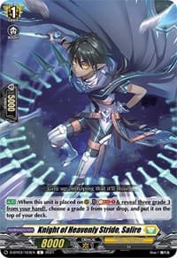 Knight of Heavenly Stride, Salire - D-BT03: Advance of Intertwined Stars - Cardfight Vanguard card