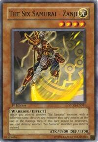 The Six Samurai - Zanji - Strike of Neos - YuGiOh card
