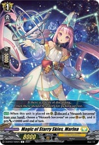 Magic of Starry Skies, Marlna - D-BT03: Advance of Intertwined Stars - Cardfight Vanguard card