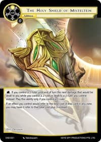 The Holy Shield of Misteltein - Starter Deck: Villains - Force of Will card