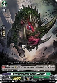 Sylvan Horned Beast, Linbur - D-BT03: Advance of Intertwined Stars - Cardfight Vanguard card