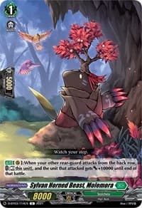 Sylvan Horned Beast, Molemora - D-BT03: Advance of Intertwined Stars - Cardfight Vanguard card