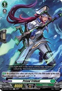 Prized Trident - D-BT03: Advance of Intertwined Stars - Cardfight Vanguard card