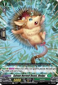 Sylvan Horned Beast, Hedgc - D-BT03: Advance of Intertwined Stars - Cardfight Vanguard card