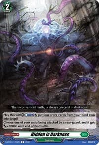 Hidden in Darkness - D-BT03: Advance of Intertwined Stars - Cardfight Vanguard card