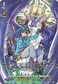 Sylvan Horned Beast King, Magnolia (DSR) - D-BT03: Advance of Intertwined Stars - Cardfight Vanguard card